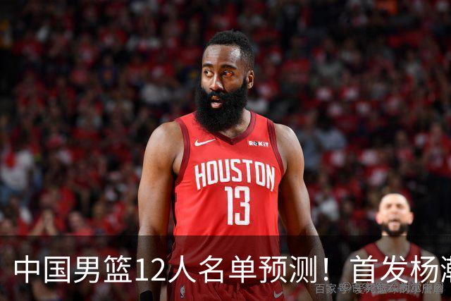 中国男篮12人名单预测！首发杨瀚森王俊杰继伟领衔，内线锋线很强